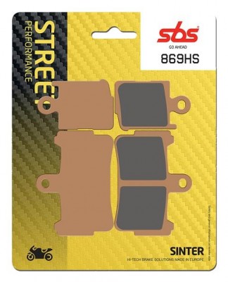 1 SET SBS STREET SINTERED FRONT BRAKE PADS HONDA VFR1200F / w/DCT 2010-2019 image