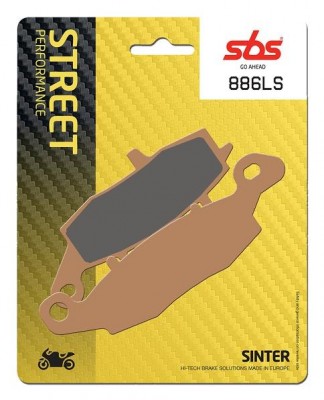 1 SET SBS STREET SINTERED REAR BRAKE PADS VZ1600 MARAUDER 04 / VN1500/VN1600/VN1700/VN2000 image