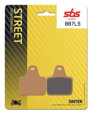 1 SET SBS STREET SINTERED REAR BRAKE PADS BREMBO CAL. MOTO3/SBK XA88810/11, P2 34 image