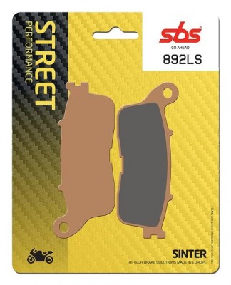 1 SET SBS STREET SINTERED REAR BRAKE PADS HONDA VFR1200F w/DCT 10-19 / VFR1200XC 12-19 image