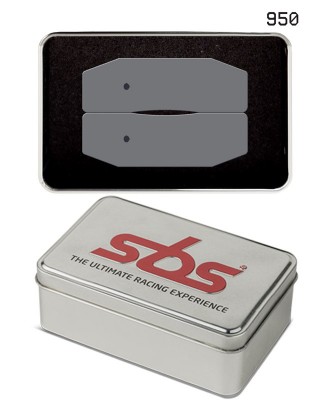 1 SET SBS DUAL SINTERED DS-2 RACING FRONT BRAKE PADS image