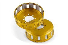 BARNETT GOLD BILLET CLUTCH BASKET ALL 6 SPEED DRY CLUTCH DUCATI MODELS image