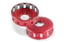 BARNETT RED BILLET CLUTCH BASKET ALL 6 SPEED DRY CLUTCH DUCATI MODELS image