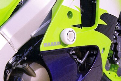 1 PAIR GSG PROTECTORS, KAWASAKI ZX6R 98-99, FAIRING/COOLANT TANK MODS REQD image