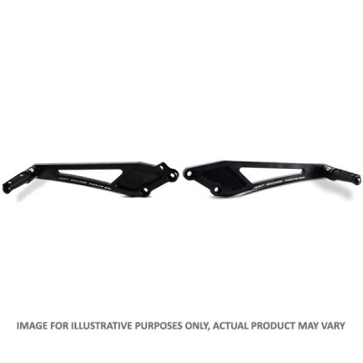 VALTER MOTO T1 PASSENGER KIT KAWASAKI ER6N 2005-2011 / VERSYS 650 2006-2017 IN BLACK image