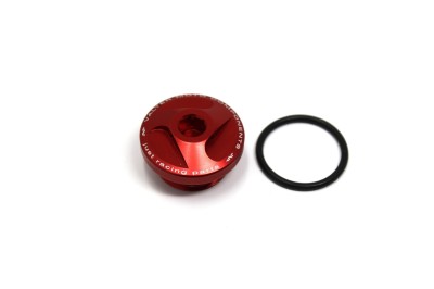 VALTER MOTO EXTREME OIL FILLER CAP IN RED YAMAHA VARIOUS MODELS image