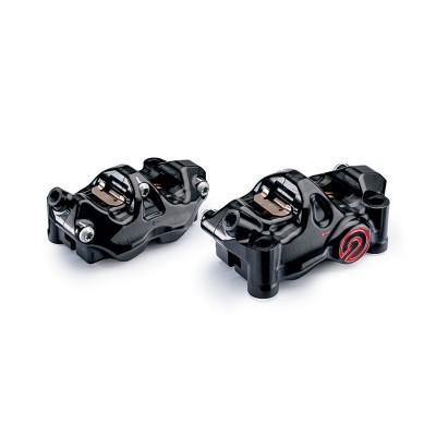 BREMBO .484 CAFE RACER BILLET CALIPER KIT - IN BLACK - 100MM- INCLUDES BRAKE PADS image