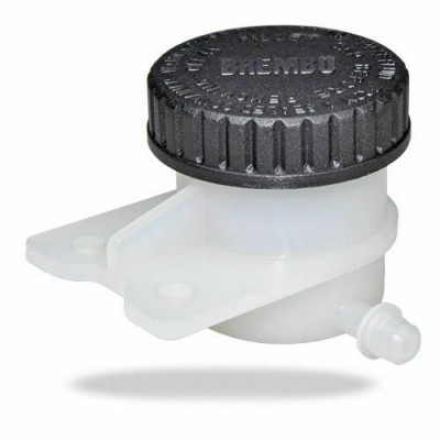 BREMBO REMOTE RESERVOIR 30cc 2 HOLE HORIZONTAL MOUNT STRAIGHT OUTLET image