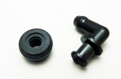 BREMBO OE MASTER CYLINDER INLET FITTING 90DEG image