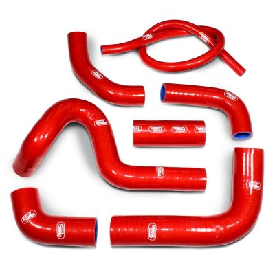 SAMCO SILICONE HOSE KIT RED DUCATI 749R 2004-2007 / 999R/S 2005-2006  7 PIECE KIT image