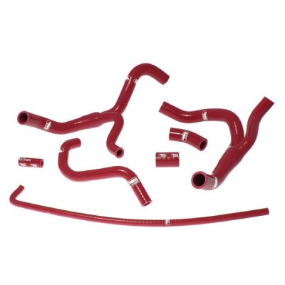 SAMCO SILICONE HOSE KIT RED HONDA CBR1000RR 2008-2011 7 PIECE KIT image