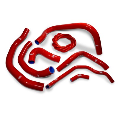 SAMCO SILICONE HOSE KIT RED HONDA CBR900RR/RRW 1998-1999 8 PIECE KIT image