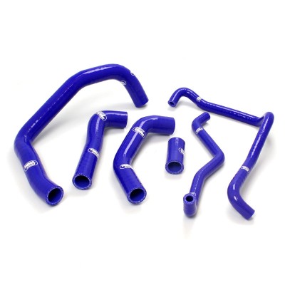 SAMCO SILICONE HOSE KIT BLUE KAWASAKI ZX10R 2006-2007 6 PIECE KIT image