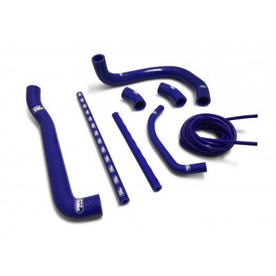 SAMCO SILICONE HOSE KIT BLUE KAWASAKI ZXR750 J1 J2 1991-1995 8 PIECE KIT image