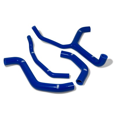 SAMCO SILICONE HOSE KIT BLUE KAWASAKI ZX10R/SE/KRT/RR 16-20 **RACE DESIGN**  4 PIECE KIT image