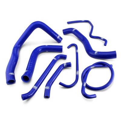 SAMCO SILICONE HOSE KIT BLUE SUZUKI GSXR600/GSXR750 K6-K10 2006-2010  8 PIECE KIT image