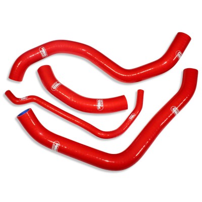 SAMCO SILICONE HOSE KIT RED SUZUKI GSXR1000 2017-2023 4 PIECE KIT image
