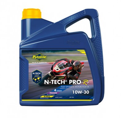 PUTOLINE 4 LITRE N-TECH PRO R+ 10W/30 OIL 100% SYNTHETIC JASO MA2, API SM. image