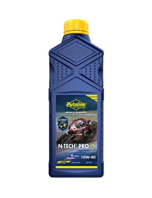PUTOLINE 1 LITRE N-TECH PRO R+10W/40 OIL 100% SYNTHETIC JASO MA2, API SM. image