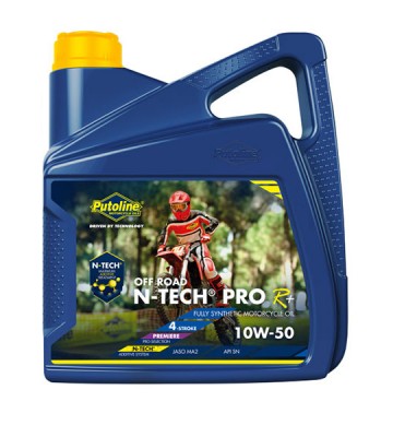 PUTOLINE 4 LITRE N-TECH PRO R+ 10W/50 100% SYNTHETIC OIL JASO MA2, API SM. image