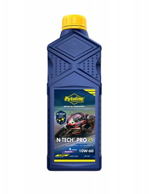 PUTOLINE 1 LITRE N-TECH PRO R+ 10W/60 OIL 100% SYNTHETIC JASO MA2, API SM. image