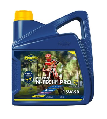 PUTOLINE 4 LITRE N-TECH PRO R+ 15W/50 OIL 100% SYNTHETIC JASO MA2, API SM. image