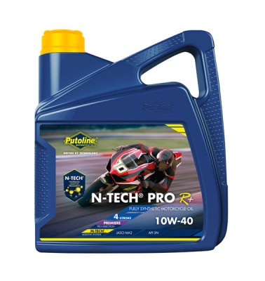 PUTOLINE 20 LITRE N-TECH PRO R+ 10W/40 OIL 100% SYNTHETIC JASO MA2, API SM.  (74310) image