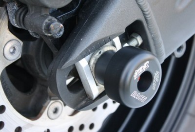 1 PAIR GSG REAR AXLE SLIDERS KAWASAKI ZX6R 2005-11 image