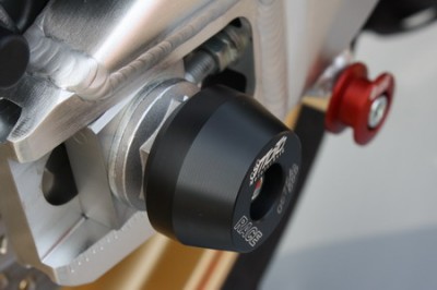 1 PAIR GSG REAR AXLE SLIDERS HONDA CBR1000RR 2014 ON INC ABS AND SP MODELS image