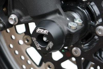 1 PAIR GSG FRONT AXLE SLIDERS TRIUMPH TIGER 800 2011-14 image