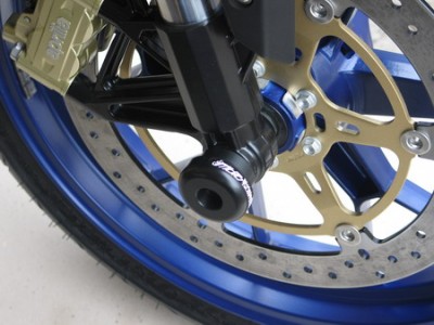 1 PAIR GSG FRONT AXLE SLIDERS APRILIA RS125 2005 ON image