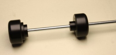 1 PAIR GSG FRONT AXLE SLIDERS SUZUKI GSX1300R HAYABUSA 1999-2007 image