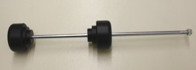 1 PAIR GSG FRONT AXLE SLIDERS SUZUKI GSX1300R HAYABUSA 2007-09 image