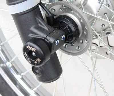 1 PAIR GSG FRONT AXLE SLIDERS YAMAHA WR125 2009 ON image