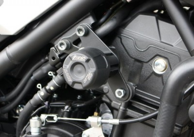 GSG CRASH PROTECTORS, YAMAHA MT03 2016 WITH BLACK BRACKETS image