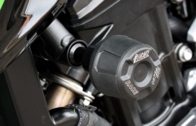 1 PAIR GSG PROTECTORS, KAWASAKI Z 900 2017 ON, BLACK ANODISED ADAPTOR image