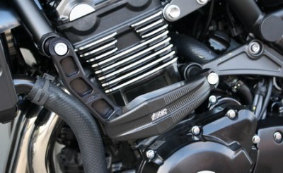 1 PAIR GSG PROTECTORS, KAWASAKI Z 900 RS/RS CAFE 2018ON, BLACK ANODISED ADAPTER image