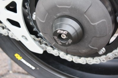 GSG REAR AXLE SLIDER TRIUMPH SPEED TRIPLE 1050 2011 / TIGERSPORT 2013 ON image