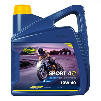 PUTOLINE 20 LITRE SPORT 4R 10W/40 OIL SEMI SYNTHETIC JASO MA2, API SM.  (74386) image