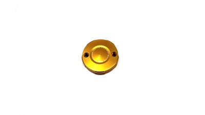 VALTER MOTO FRONT BRAKE FLUID RESERVOIR CAP IN GOLD  APRILIA/DUCATI/HONDA/KAWA/MV/TRIUMPH image