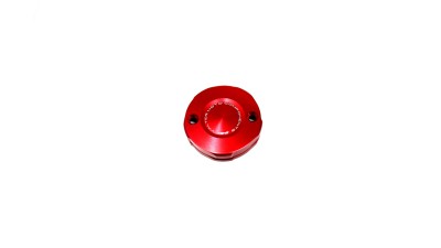 VALTER MOTO FRONT BRAKE FLUID RESERVOIR CAP IN RED   APRILIA/DUCATI/HONDA/KAWA/MV/TRIUMPH image