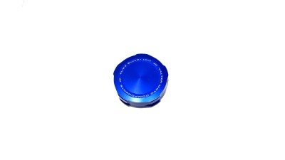 VALTER MOTO FRONT BRAKE FLUID RESERVOIR CAP IN BLUE  BMW/YAM/HONDA/KAWA/MV/SUZUKI/TRIUMPH image