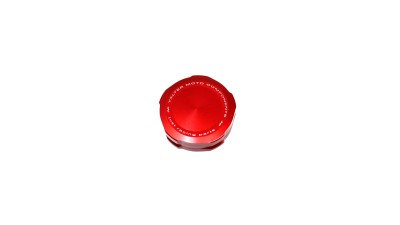 VALTER MOTO FRONT BRAKE FLUID RESERVOIR CAP IN RED   BMW/YAM/HONDA/KAWA/MV/SUZUKI/TRIUMPH image