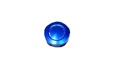 VALTER MOTO FRONT BRAKE FLUID RESERVOIR CAP IN BLUE BMW F800R 2009-2014 image