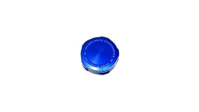 VALTER MOTO FRONT BRAKE FLUID RESERVOIR CAP IN BLUE YAMAHA R1 2016-2022 / R6 2017-2022 image