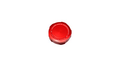 VALTER MOTO FRONT BRAKE FLUID RESERVOIR CAP IN RED YAMAHA R1 2016-2022 / R6 2017-2022 image