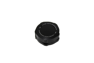 VALTER MOTO REAR BRAKE/CLUTCH FLUID RESERVOIR CAP IN BLACK HONDA/KAWA/YAM/SUZUKI/TRIUMPH image