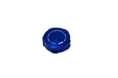 VALTER MOTO REAR BRAKE/CLUTCH FLUID RESERVOIR CAP IN  BLUE BMW/DUCATI/KTM/SUZUKI image