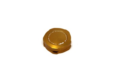 VALTER MOTO REAR BRAKE/CLUTCH FLUID RESERVOIR CAP IN GOLD BMW/DUCATI/KTM/SUZUKI image