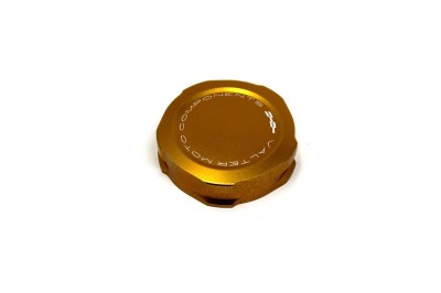 VALTER MOTO REAR BRAKE FLUID RESERVOIR CAP IN GOLD BMW S1000RR / HP4 2009-2018 image